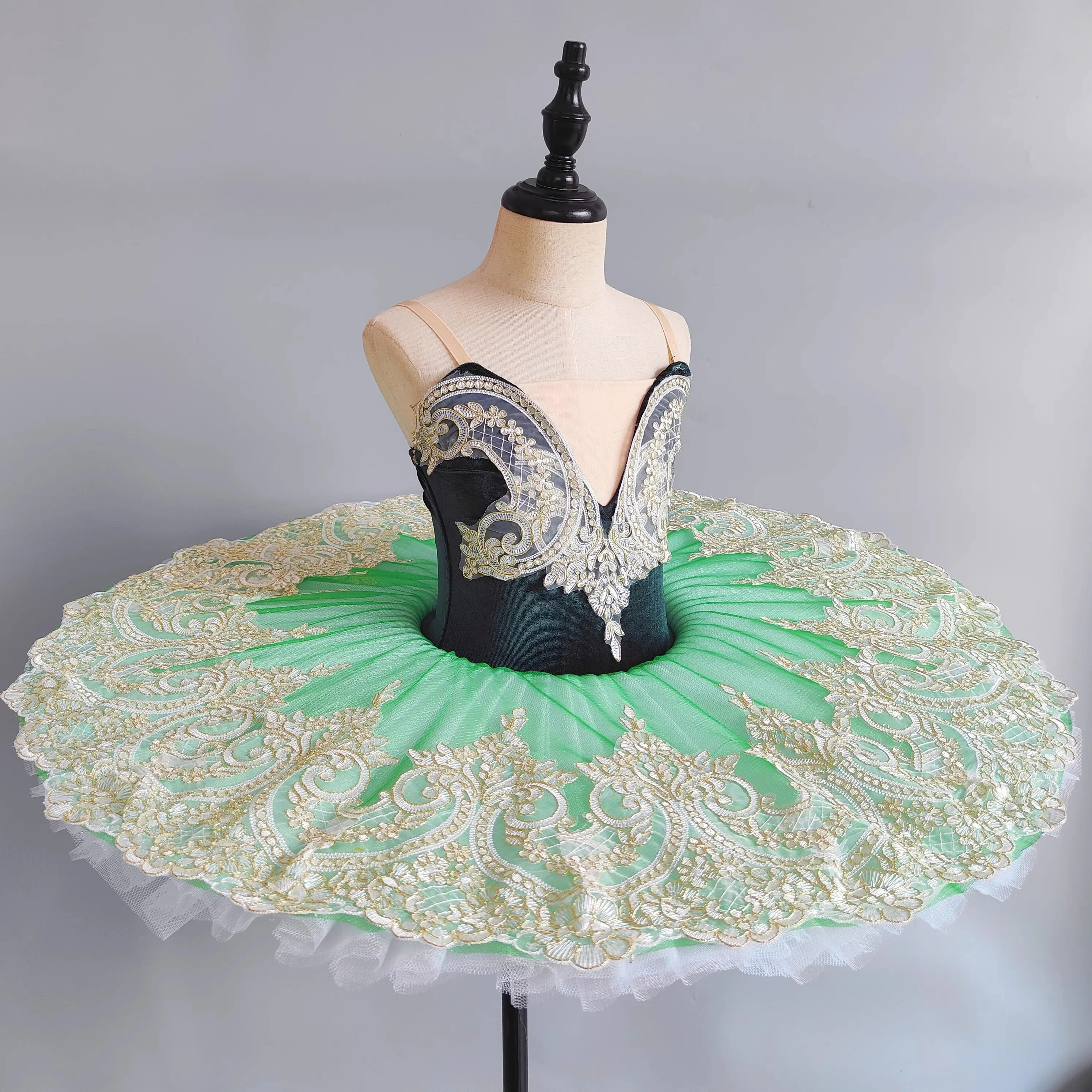 Tutú de Ballet profesional para niñas, plato azul y rosa, tutú de panqueque, vestido de fiesta de bailarina, traje de baile de Ballet para mujeres y niños