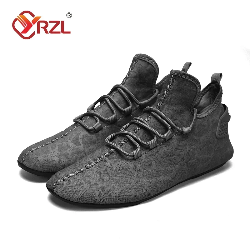 YRZL, mocasines de malla para hombre, mocasines para conducir, zapatos planos de alta calidad para caminar, mocasines informales antideslizantes transpirables, zapatos de verano para hombre