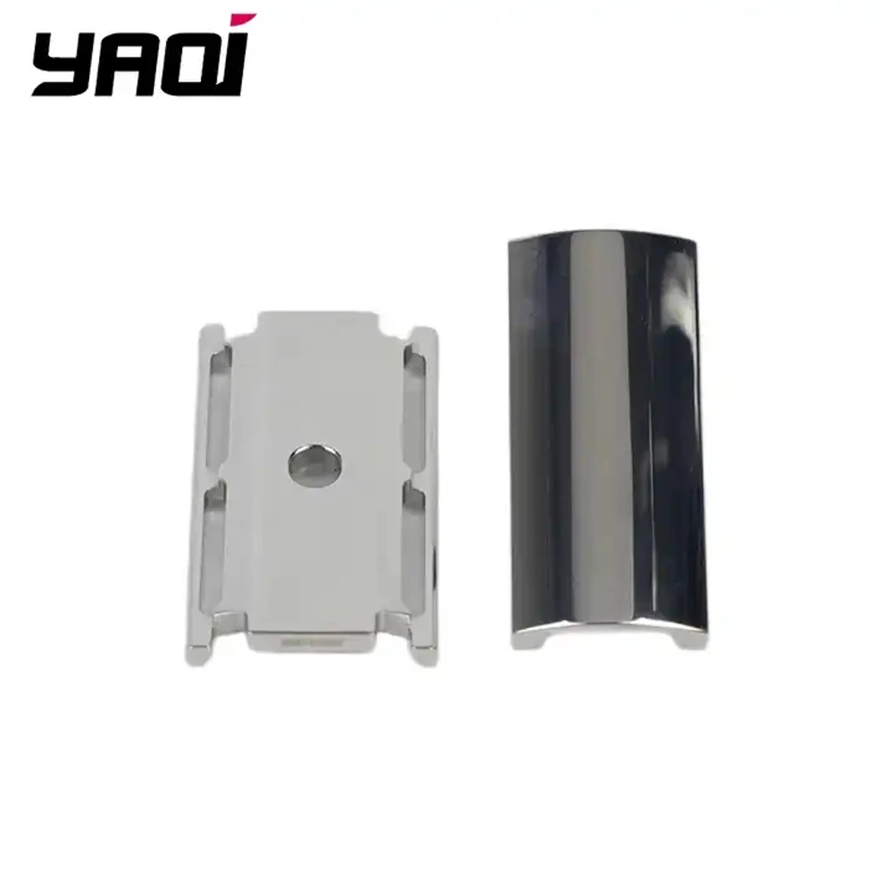 YAQI Sentinel SSP (acero inoxidable 316) Cabezal de afeitadora de seguridad pulido para hombres con espaciado de cuchillas de 1,35 mm