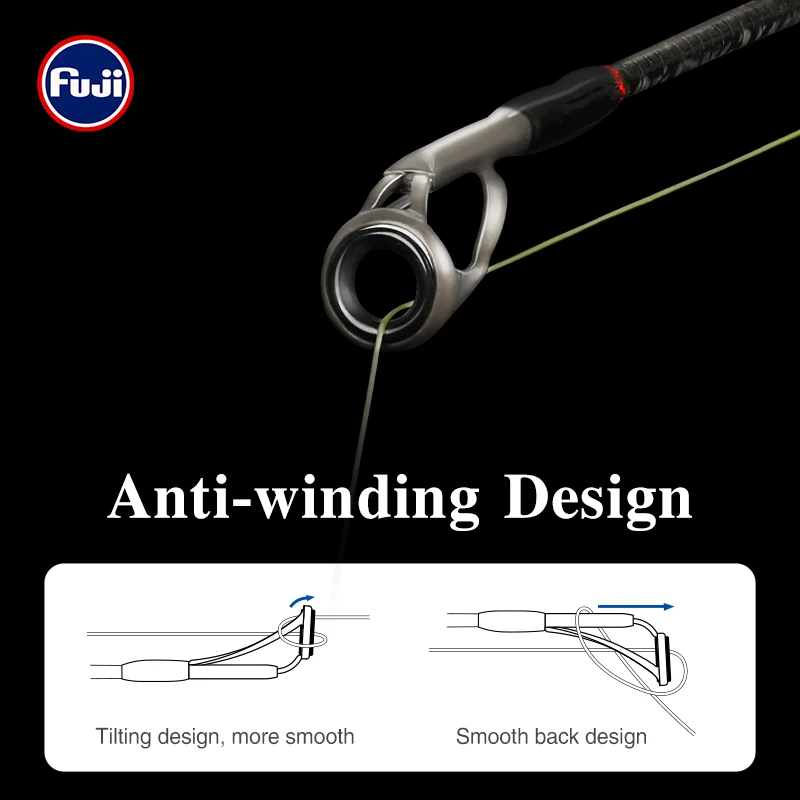 Caña de Pescar TSURINOYA Long Casting SEABASS ROD HACKER Ⅱ 732L 732ML 752M, Spinning y Casting, Acción MF, Guías FUJI A, Equipo de Pesca