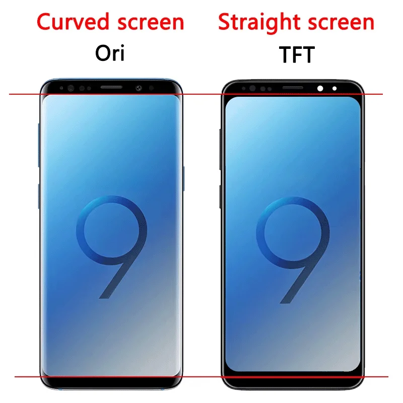 Pantalla LCD Táctil con Marco 100% Probada y Nueva para Samsung S8 G950 G950F SM-G950FD, Pantalla para Samsung S9 G960 SM-G960F