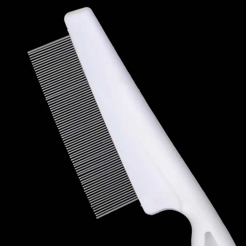 Peine para quitar el pelo de mascotas, peine para pulgas de acero inoxidable para gato, perro, comodidad para mascotas, peine para el cuidado del pelo de las pulgas, cepillo para perros, herramientas de aseo, 1 ud.