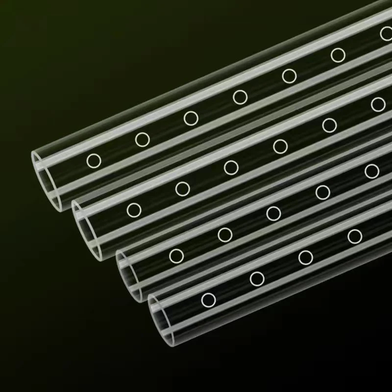 Filtro de acuario, barra de pulverización de lluvia, tubo de salida, Kit de tubo de salida de ducha de lluvia acrílica transparente, accesorios de filtro externo para pecera