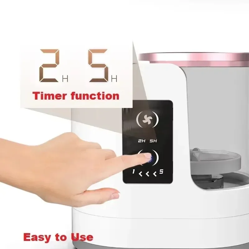 Máquina Limpiadora de Brochas de Maquillaje Eléctrica 3 en 1 con Secador de Brochas de Maquillaje, Soporte, Herramienta Limpiadora de Brochas Cosméticas Automática Portátil con USB