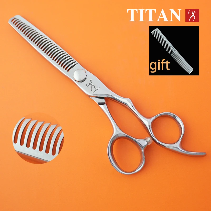 Tijeras de Peluquería Profesionales TITAN de Alta Gama, Tijeras para Adelgazar el Cabello