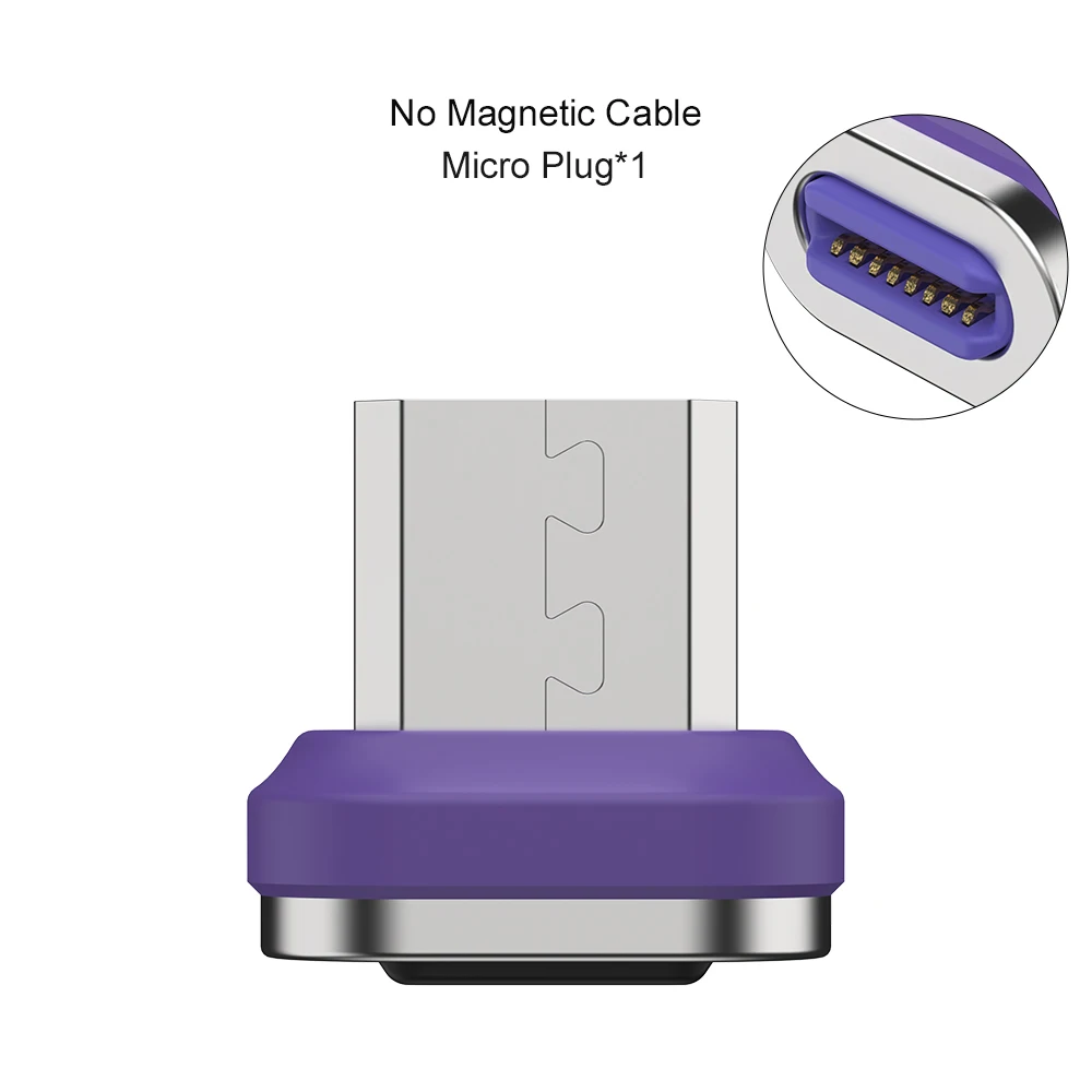 Conectores de Cable magnético tipo C, 5 piezas, 16 Pines, cabezal de puntas magnéticas para Cable de carga rápida, Cable de teléfono, 5 unidades