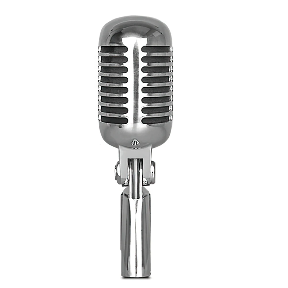 Micrófono de Estilo Vintage para SHURE, micrófono Vocal dinámico Retro clásico, soporte Universal para actuaciones en vivo, Karaoke