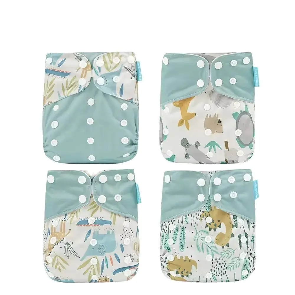 HappyFlute, nuevo diseño, gran oferta, pañal de bolsillo OS, pañal ecológico absorbente lavable y reutilizable, pañal de tela para bebé