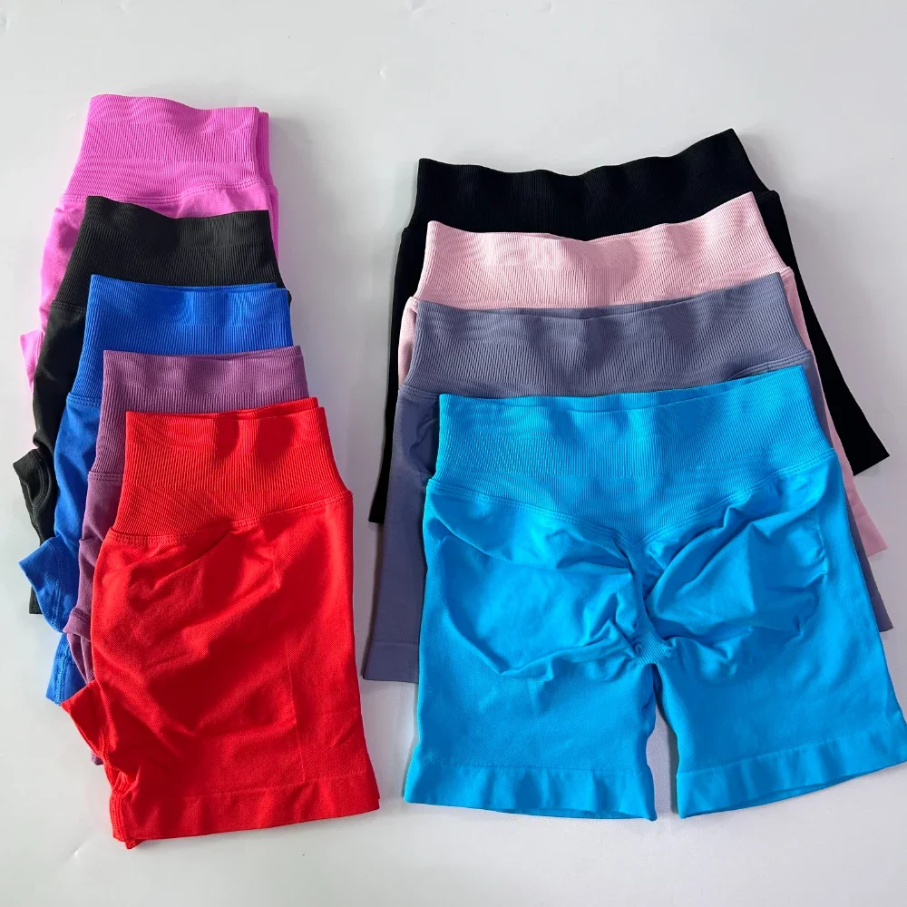 Conjunto de Yoga sin logotipo para mujer, 2 piezas, Bandeau con espalda descubierta, Sujetador deportivo, pantalones cortos, ropa de Yoga, conjunto de gimnasio, ropa de entrenamiento, conjuntos de trajes
