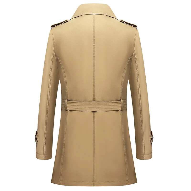 Gabardina clásica para hombre, talla 8XL, cortavientos de alta calidad, estilo informal de negocios, abrigo cortavientos para hombre, ponchos extragrandes