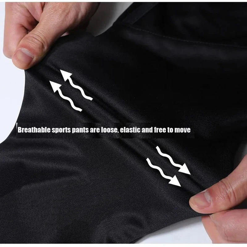 Pantalones deportivos para hombre, pantalones para correr con bolsillos con cremallera, entrenamiento de fútbol, pantalones deportivos para correr, mallas deportivas de fútbol, pantalones de chándal