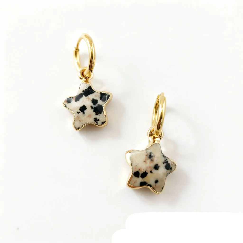 Pendientes Huggie de Acero Inoxidable Novedad 2026 para Mujer – Pequeños Pendientes de Aro con Estrella de Piedra Azul, Joyería de Moda Hipoalergénica