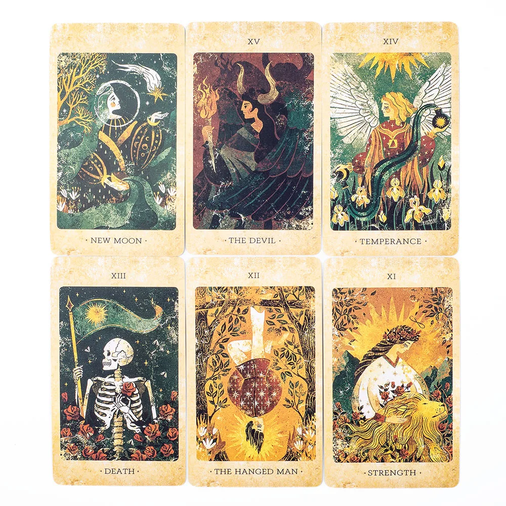 Baraja de Tarot The Solar Kingdom, juego de 78 cartas de oráculo para acera y adivinación cósmica, edición de versiones en inglés, juego de mesa