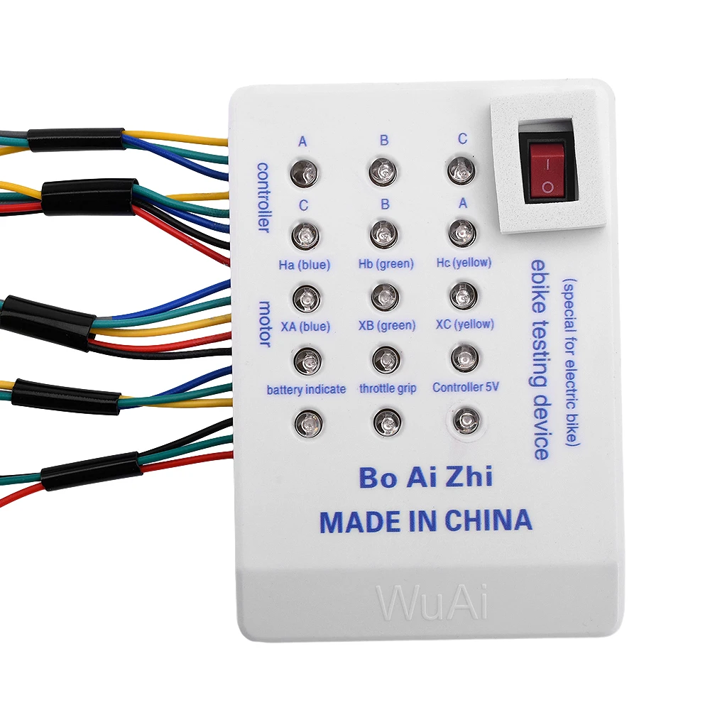 Controlador portátil duradero para motores sin escobillas de coches eléctricos y bicicletas eléctricas, compatible con 24, 36, 48, 60 y 72V, accesorio de repuesto para pruebas de vehículos eléctricos y scooters.