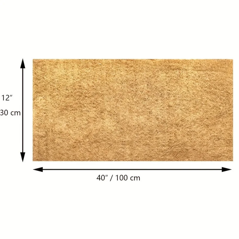 1 unidad, revestimientos de coco para maceteros perfectos para cajas de ventanas, cestas de flores y decoración de jardín