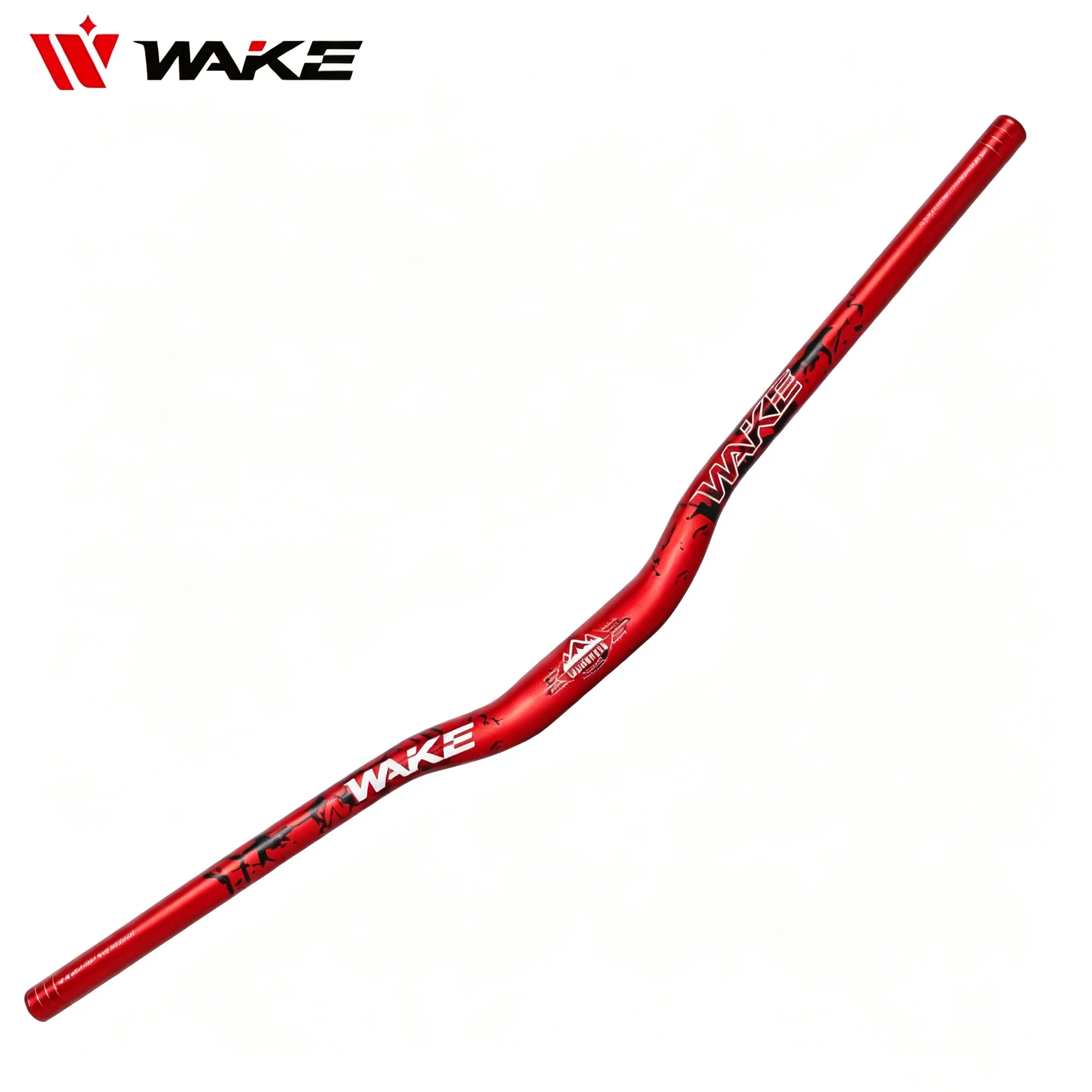 Manillar de Bicicleta WAKE de 720 mm/780 mm para Bicicleta de Montaña, Elevación de 30 mm, Aleación de Aluminio, 31,8 mm, Manillar Tipo Swallow para MTB