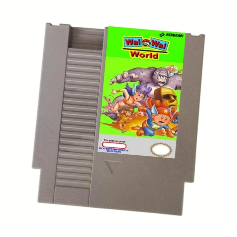 Cartucho de juego Wai World en inglés para consola NES, tarjeta de videojuegos de 72 pines