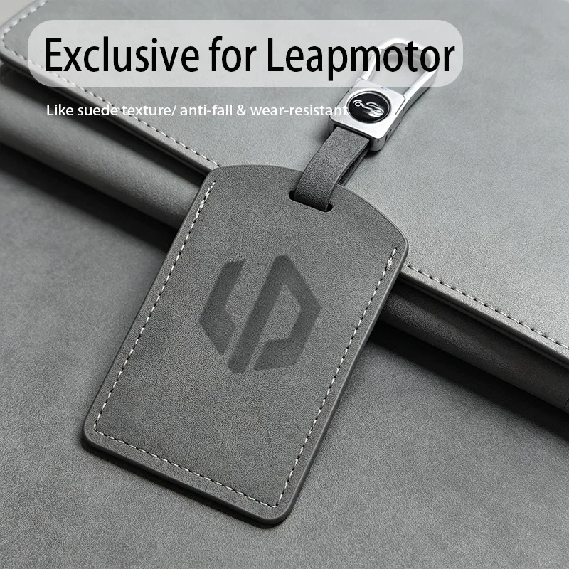 Funda Protectora para Llave de Coche con NFC para Leapmotor C10/B10/C01/C16/C11/B01 2024 2025 2026, Carcasa Duradera de Lujo