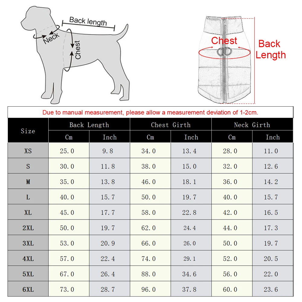Chaqueta para perro de otoño e invierno con anillo en D para perros pequeños y grandes, ropa cálida impermeable con cremallera para cachorros, disfraces para mascotas Labrador Yorkies