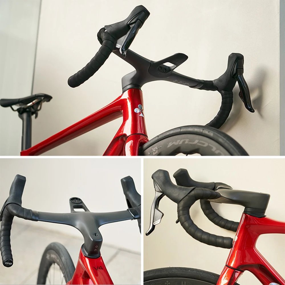 Manillar integrado THE ONE ULTRA aero de carbono, manillar de bicicleta de carretera con rastro oculto, 380/400/420, 28,6mm, bicicleta de carreras