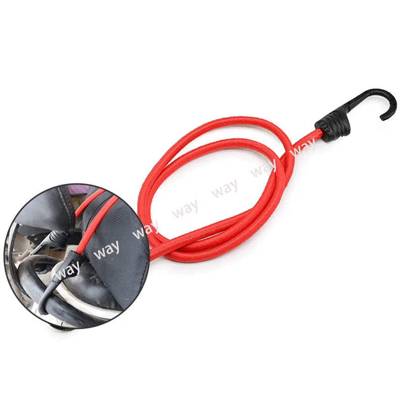 9/12 Uds cuerdas elásticas elásticas con ganchos, correa de embalaje de equipaje de cuerda, red de carga para motocicleta bicicleta viajes Camping senderismo