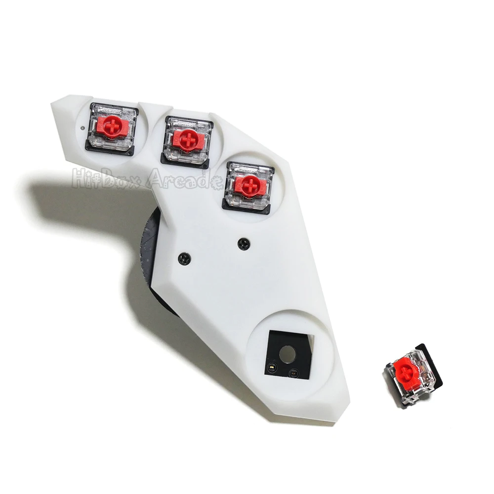 Piezas de Repuesto de Joystick sin palanca para Arcade, 5 pines, Hotswap, Hitbox, arriba, abajo, izquierda, derecha