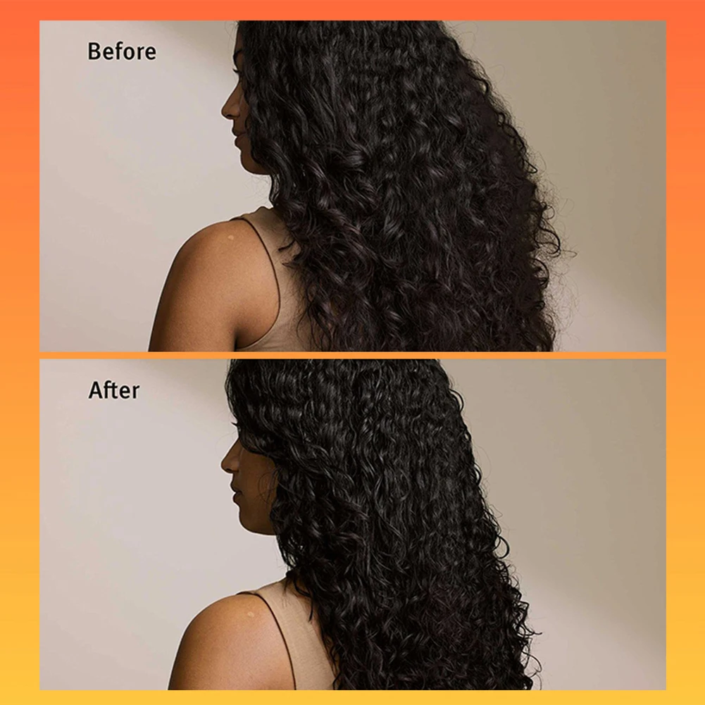 Crema Definidora de Rizos con Aceites de Argán, Ricino y Romero, Aumenta el Volumen, Brillo y Elasticidad, Crema para Peinar Cabello Ondulado