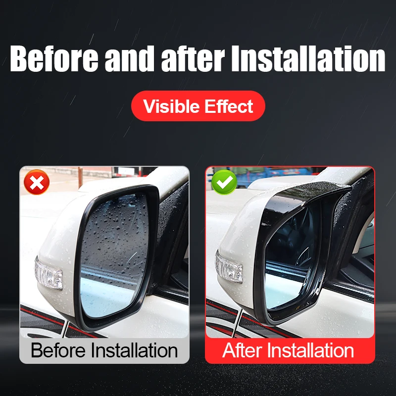Para Toyota Land Cruiser Prado 150 200 Lc150 LC200 2008-2023, cubierta protectora para el espejo retrovisor, accesorios exteriores mejorados.