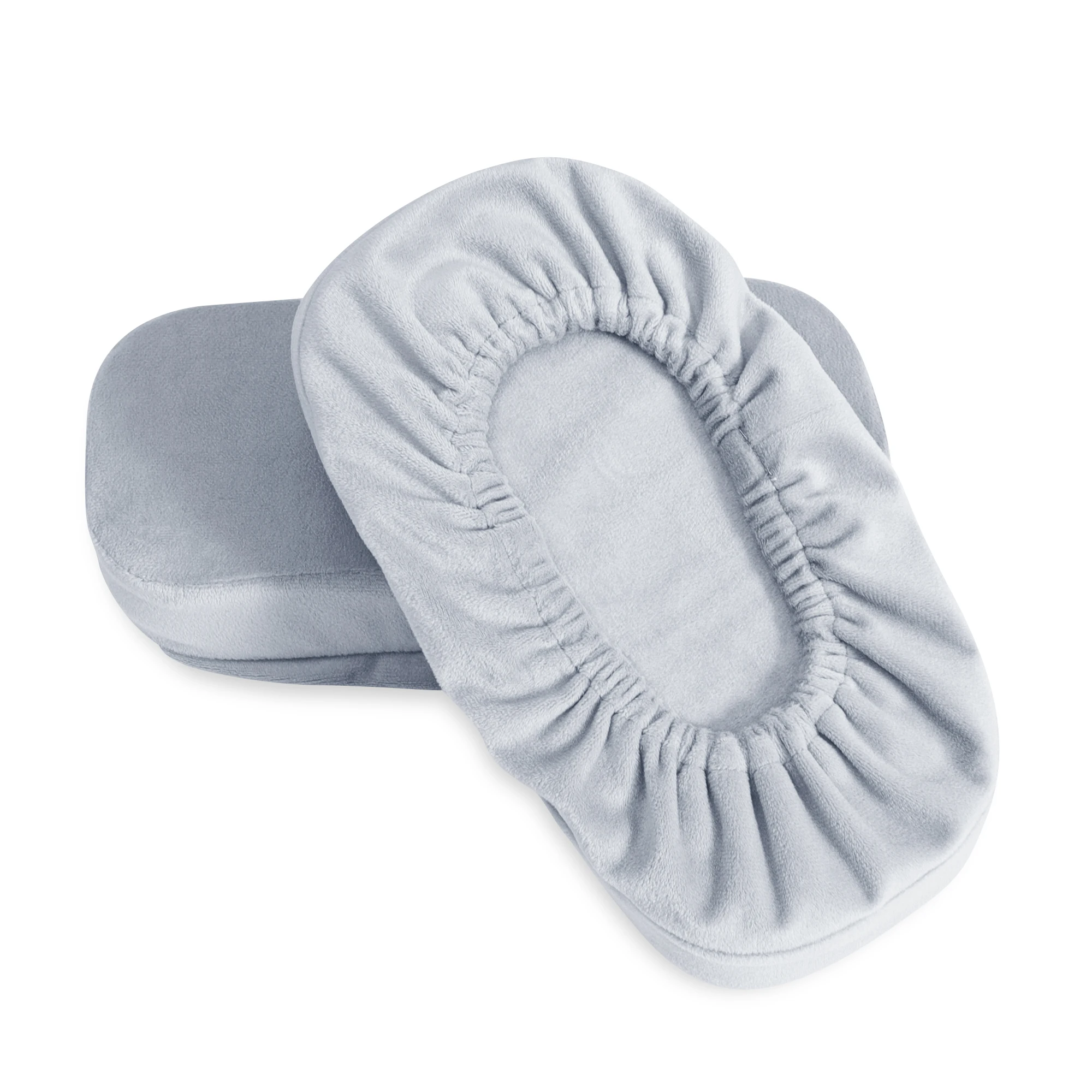 Fundas para reposabrazos de silla de oficina, para soporte de codos y antebrazos, juego de 2 piezas, de terciopelo esponjoso, 4 colores, funda para brazos, funda para silla