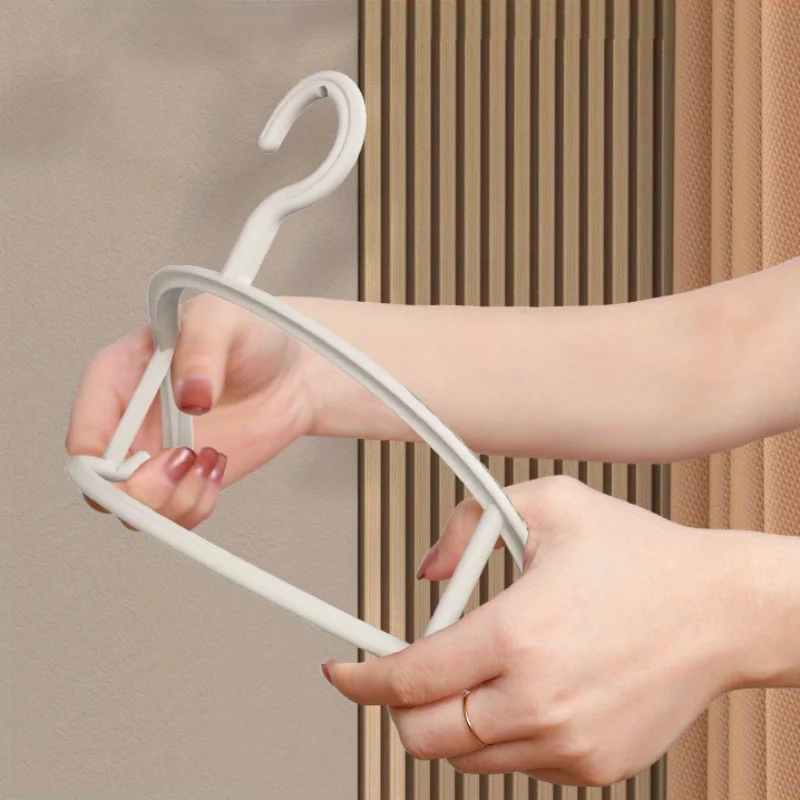 Colgador antideslizante para el hogar, tendedero de plástico con hombros anchos y gruesos, utilizado para colgar mayoristas de ropa