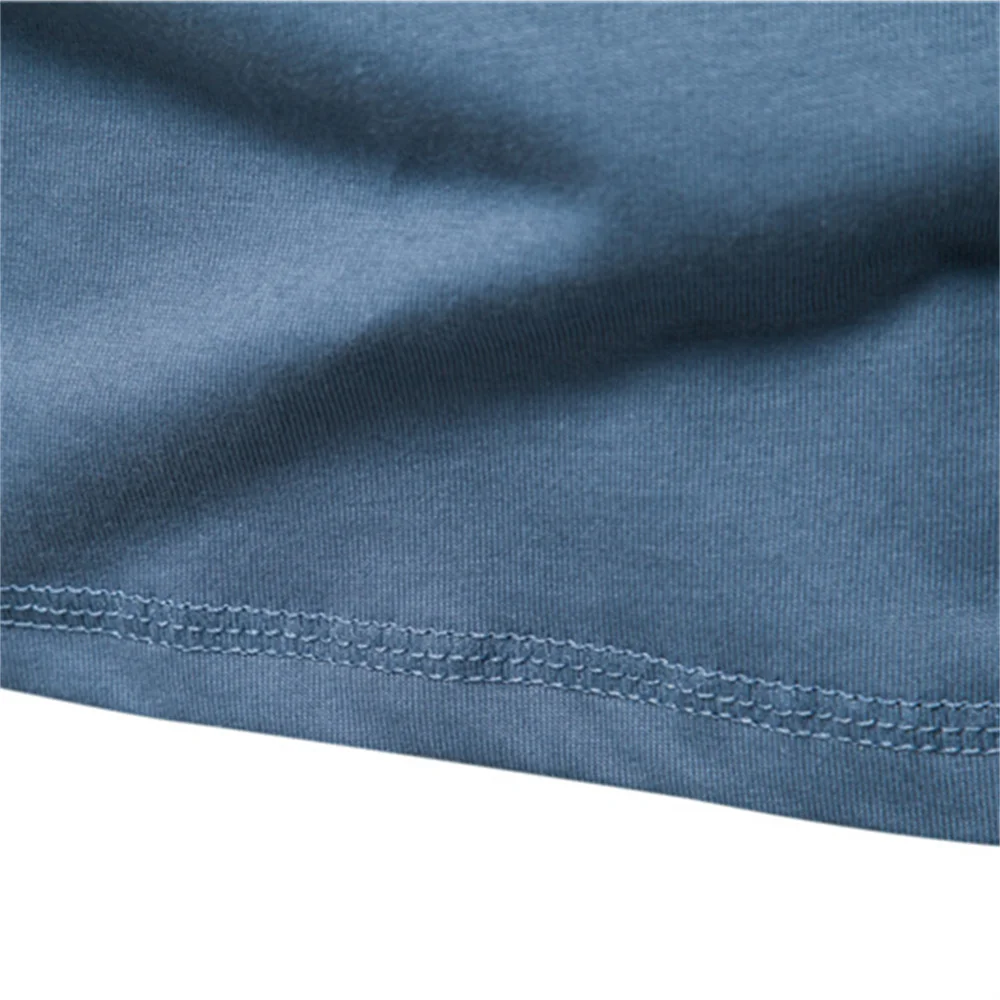 AIOPESON-camisetas de manga larga con botones para hombre, camisa informal con cuello Henley de alta calidad, 100% algodón, cuello redondo, otoño