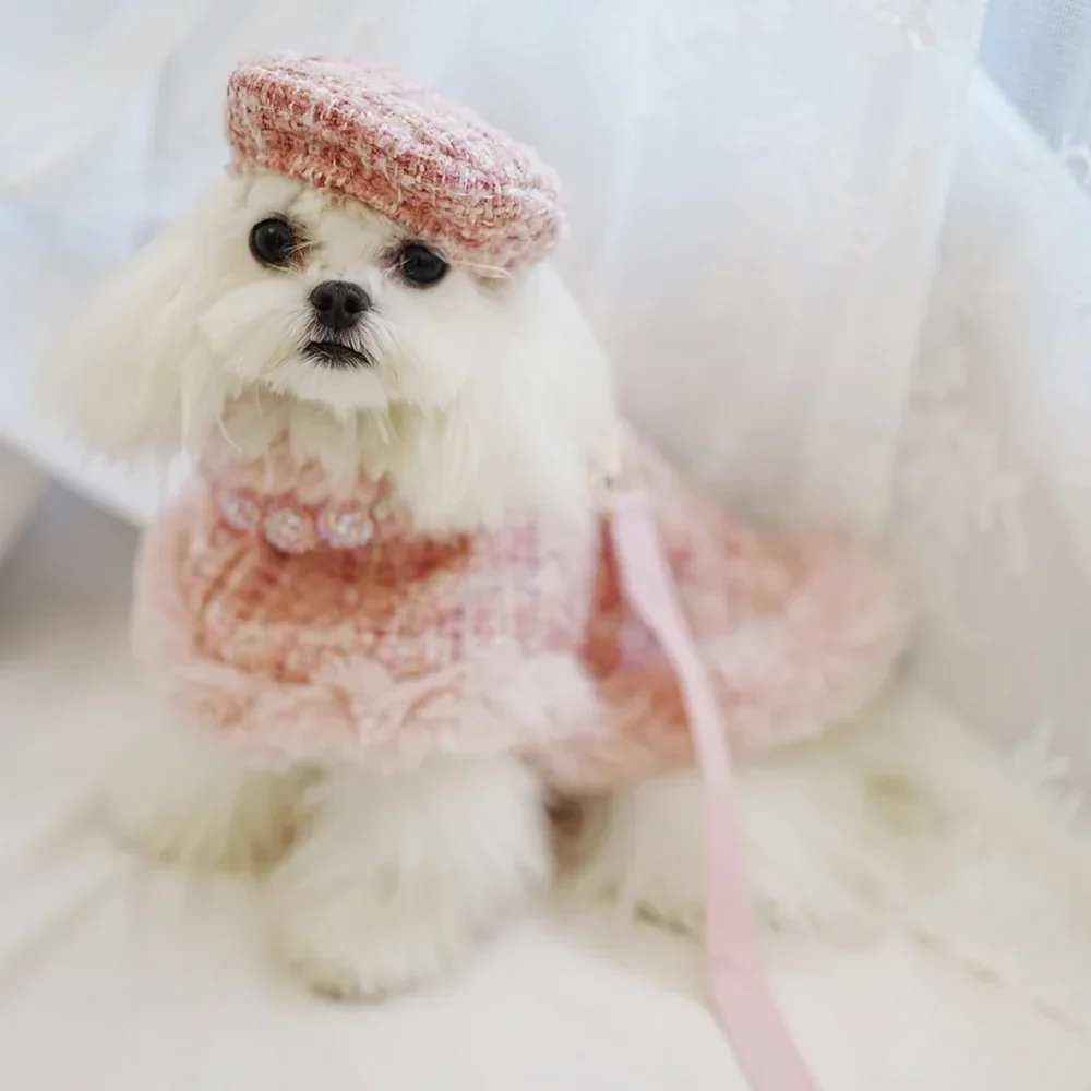 Capa de Navidad para perro, Abrigo a cuadros para perro, Capa para mascota, Capa de felpa para mascota, Capa para perro, Correa de tracción para gato, Ropa de diseño para perro, Ropa para mascota
