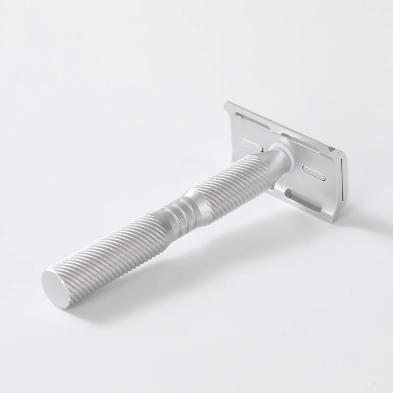 Maquinilla de afeitar de seguridad liviana YAQI Ghost (versión de aluminio)
