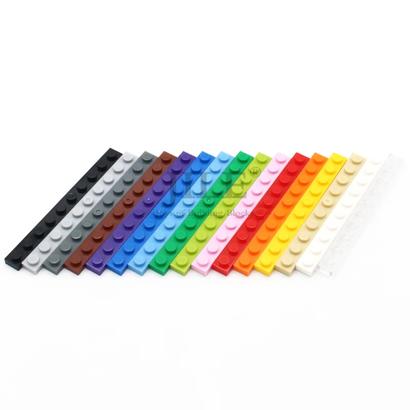 20 piezas placa Moc 1x10 DIY creativo iluminar nociones básicas bloques de construcción compatibles con 4477 ensambla juguetes de partículas