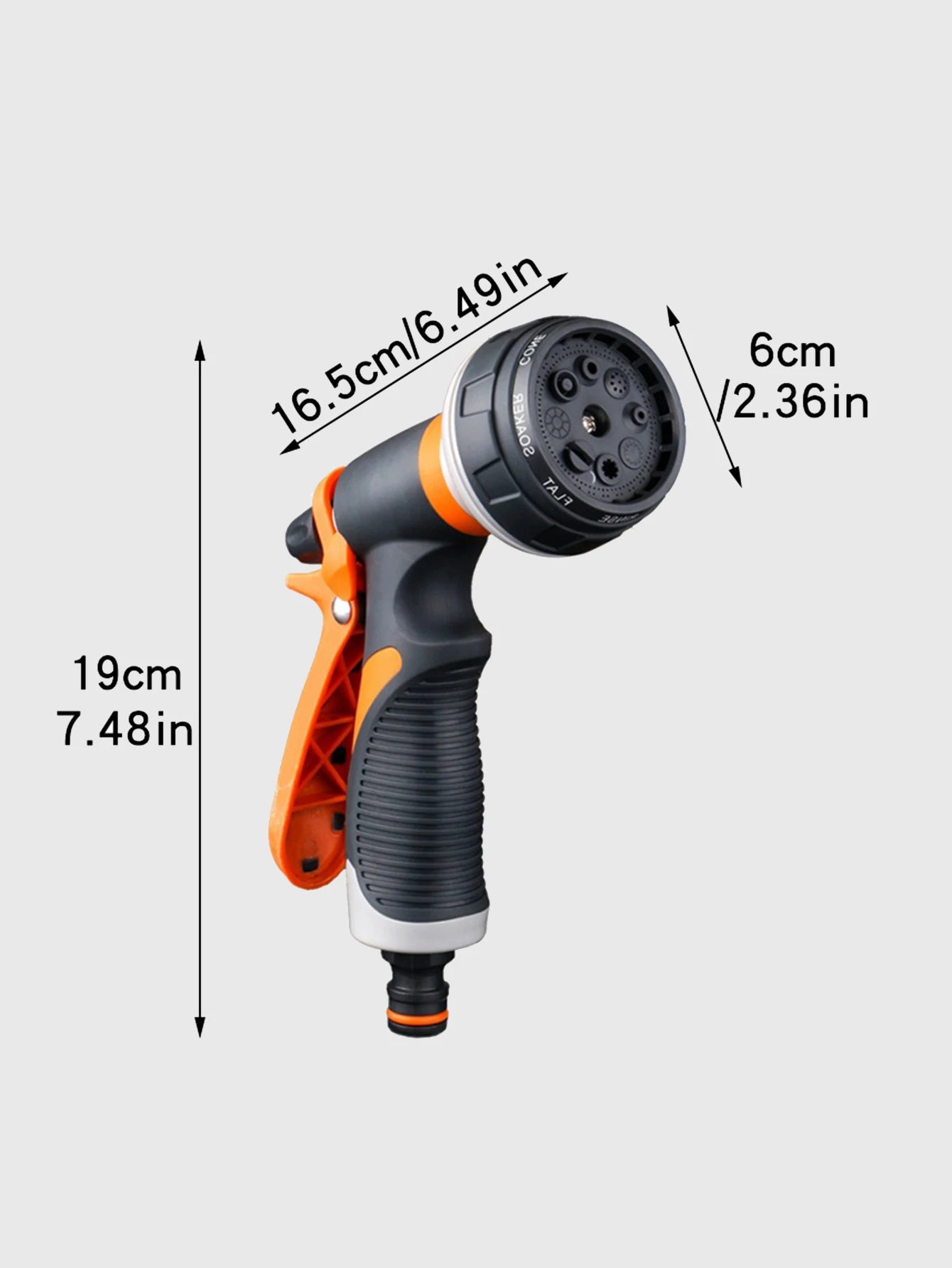 Spray de riego para el hogar, juego de pistola pulverizadora de jardín de alta presión, aspersor de lavado de coches en el suelo para riego de jardín