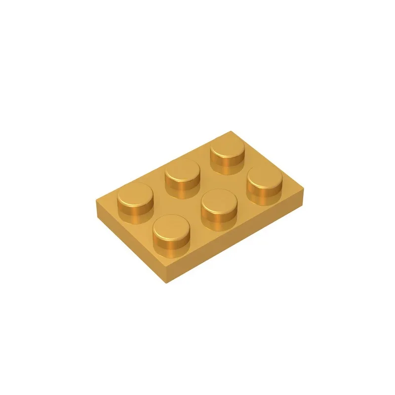 Placa Gobricks GDS-510 2x3 compatible con lego 3021 piezas de bloques de construcción DIY para niños placa de partículas DIY