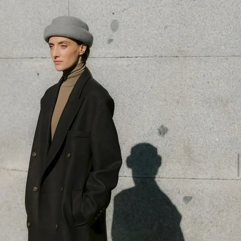 TOMKHU, nueva lana, moda Retro, sombrero Fedora para mujer, boina elegante francesa de diseñador, sombrero de copa para otoño e invierno, estilo de pasarela