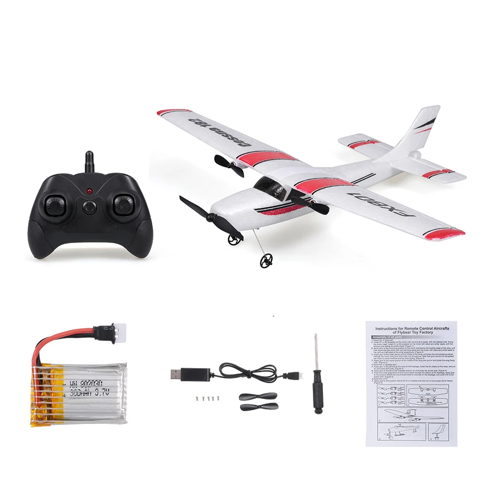Avión FX801 RC de espuma EPP, 2,4G, 2 canales, RTF, Control remoto, avión de envergadura fija, juguetes, regalos para niños
