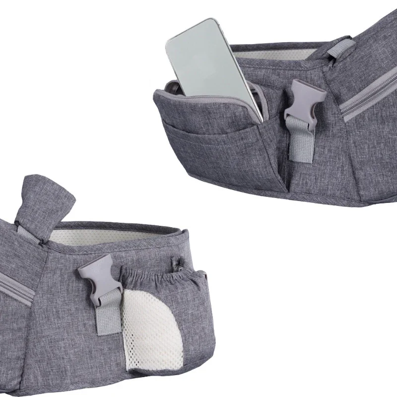 Portabebés ergonómico portátil para chico, asiento de cadera, taburete de cintura, cabestrillo frontal, portabebés de canguro para equipo de bebé