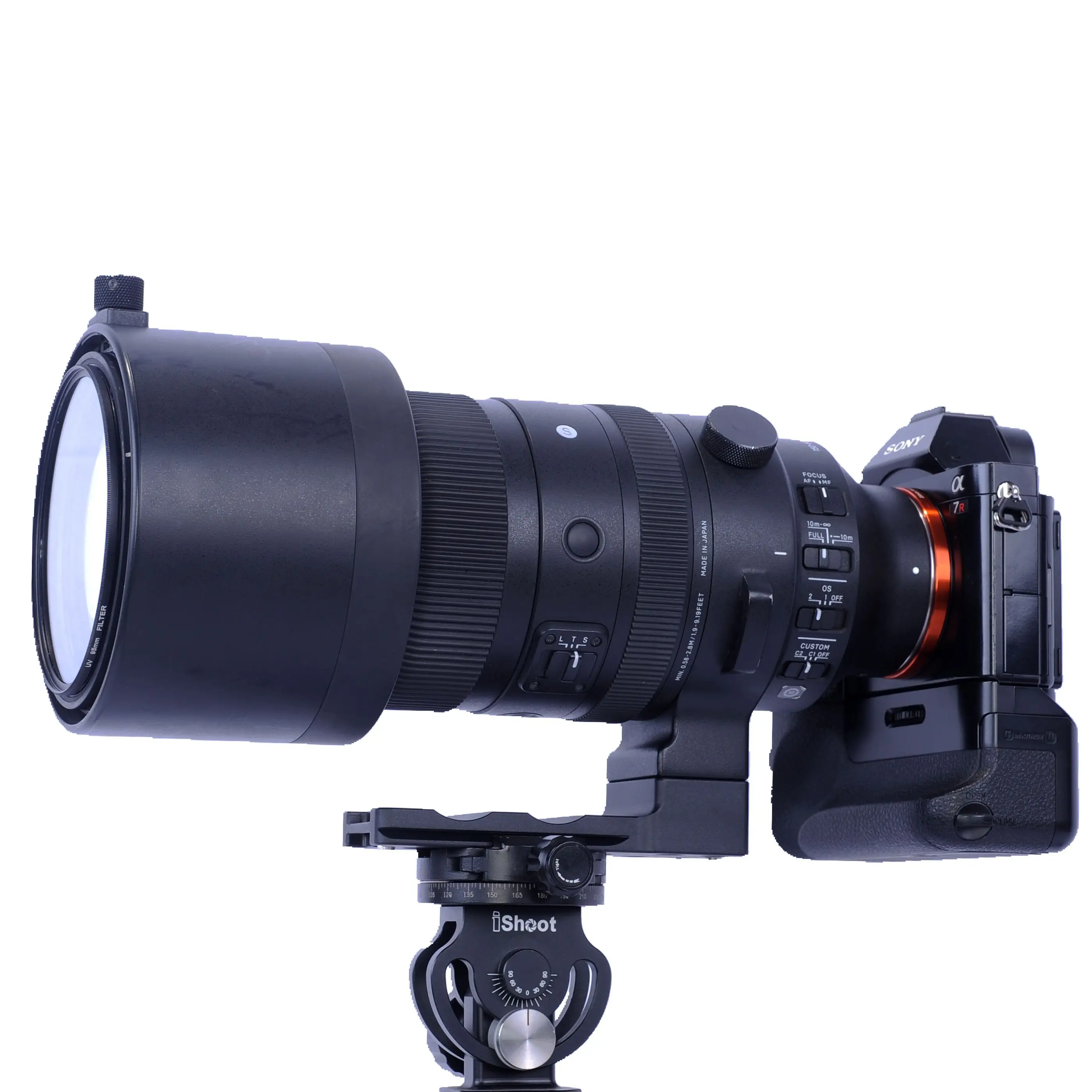 Soporte de Lente IShoot para Sigma 150-600mm F5-6.3 DG OS HSM Sports, Anillo de Montaje para Trípode, Compatible con Sigma 60-600mm F4.5-6.3 DG OS HSM Sport