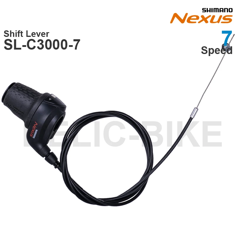 SHIMANO-SG-C3000-7C de cubo de engranaje interno NEXUS, SG-C3001-7C y palanca de cambio, SL-7S30, piezas originales de 7 velocidades