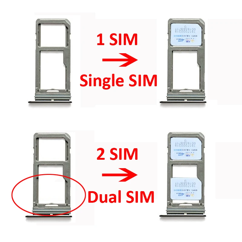 Para Samsung S10 G973F G973, Nueva Bandeja de Tarjeta SIM, Carcasa con Ranura para Tarjeta Micro SD, Compatible con S10 Plus S10+ G975F G975