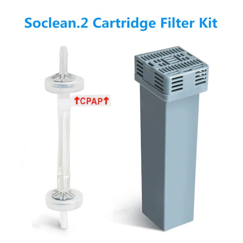 Kit de filtro de cartucho de repuesto para la máquina de limpieza y desinfección de equipos CPAP SoClean 2. Accesorio de filtro de tejido no tejido, compatible con el modelo SC1200.