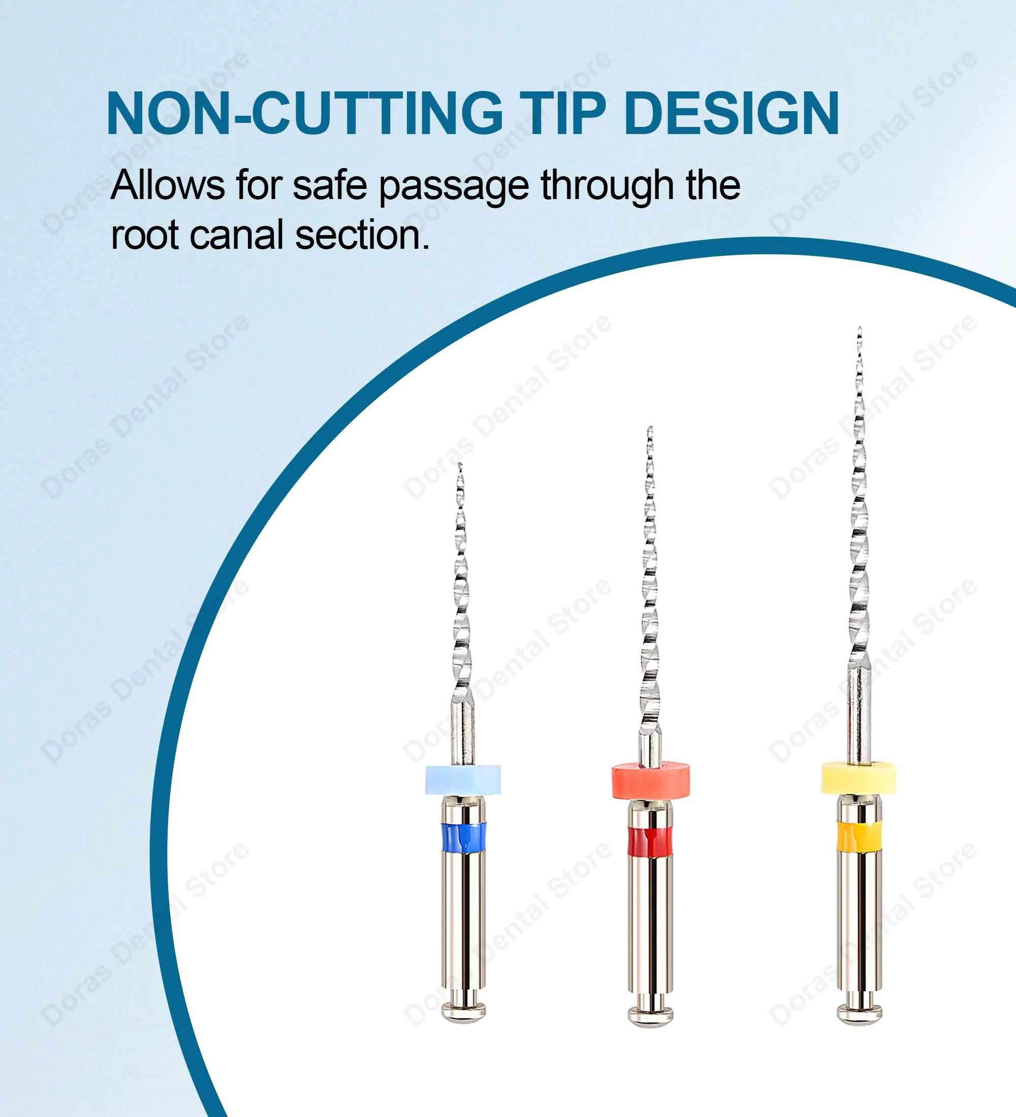 Instrumental Dental Glin: Limas Endodónticas de Retratamiento para Remover Material de Relleno, Limas Endodónticas Rotatorias de Niti de Alta Calidad