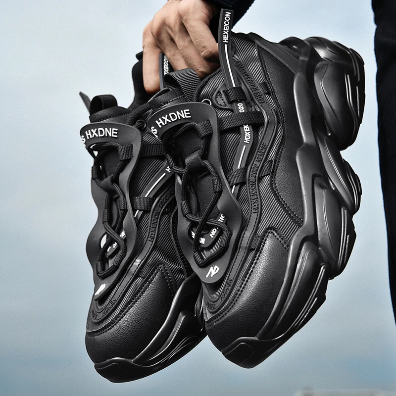 Zapatillas deportivas de lujo para hombre, zapatos informales de entrenamiento, transpirables, mocasines de moda para correr