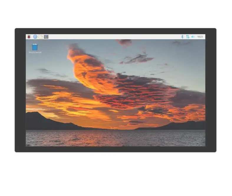 Waveshare-pantalla táctil capacitiva 10.1dp-caplcd de 10,1 pulgadas, Panel de vidrio templado con unión óptica, 1280x800, IPS, interfaz HDMI