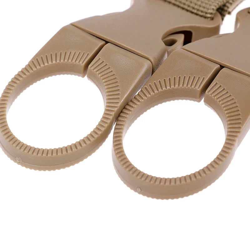 Ganchos multifuncionales de nailon para botellas de agua, clip para colgar en la mochila, hebilla de cinturón para escalada al aire libre, 2 uds.