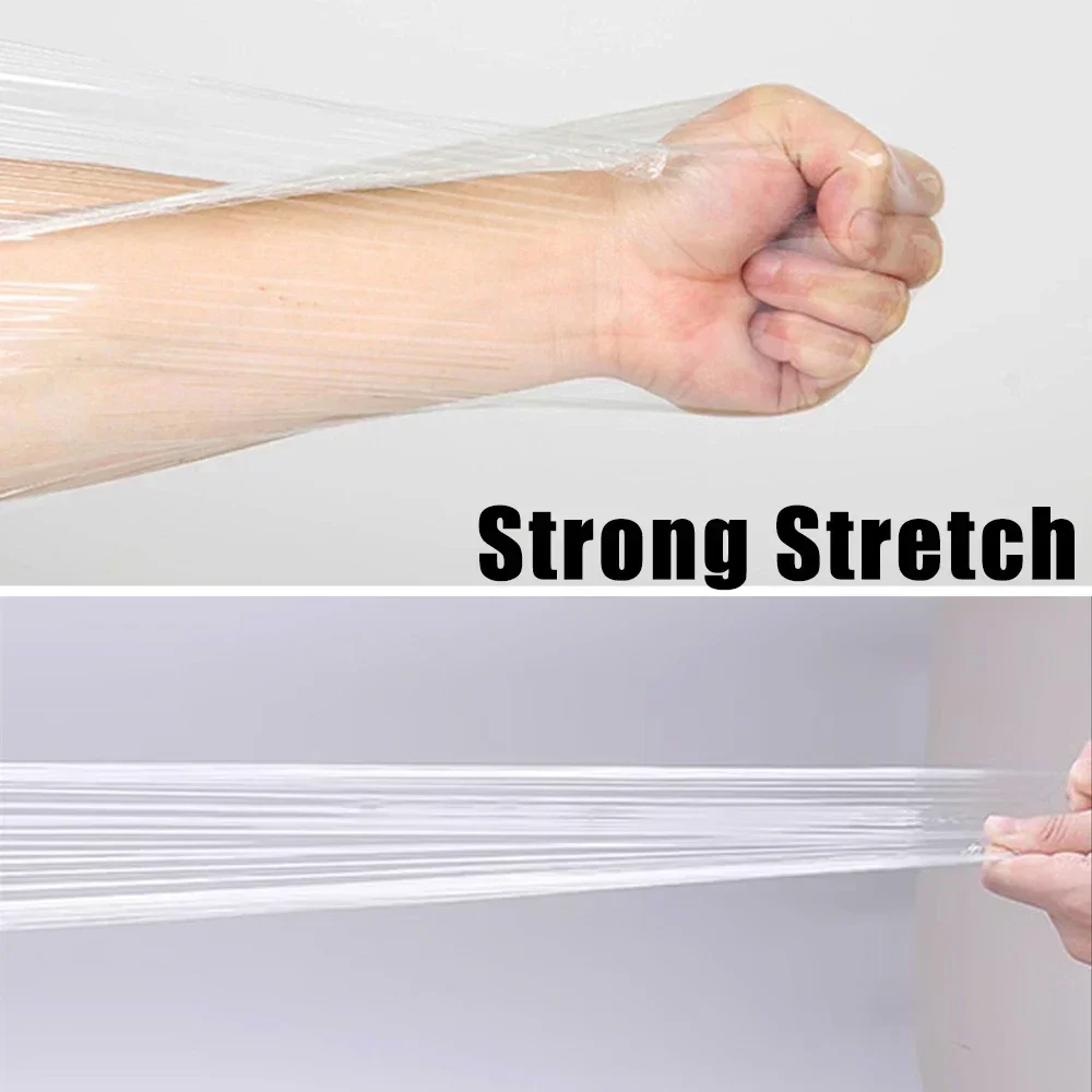 5 rollos de cinta de injerto de PVC, autoadhesivo, estirable, transparente, para jardín, árboles frutales, plantas, plántulas, envoltura protectora de vid, Parafilm