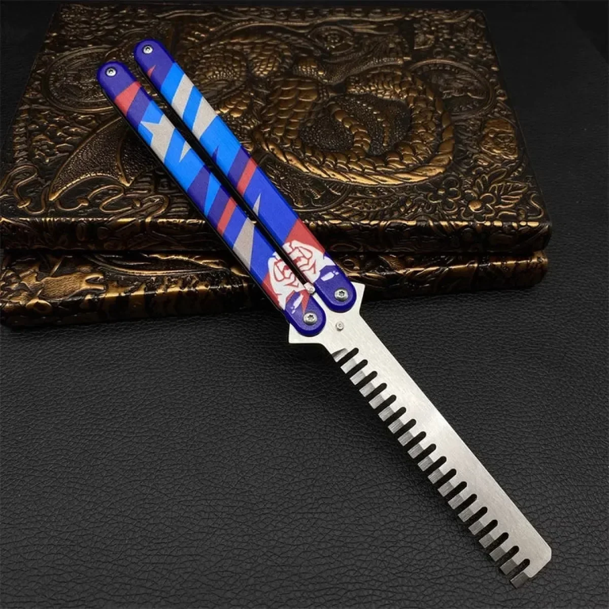 Arma Valorant de 23cm, elegante peine de mariposa de Yoru, GO Vol 2, juego de cuerpo a cuerpo, espada samurái de Metal periférica, modelo de arma, regalos, Juguetes