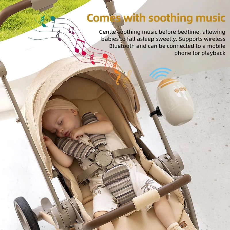 Cochecito de bebé portátil, accesorios basculantes, columpio automático para bebé, chupete para dormir con ruido blanco, agitador para bebé, dispositivo de ayuda para dormir